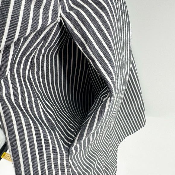 The Tobie button front pleated Mini Shirt Dress by Exquise Sz M chic feminine - Picture 11 of 12